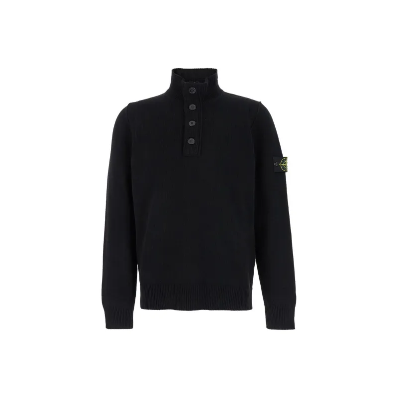 STONE ISLAND Mock Neck Knitted Jumper-0