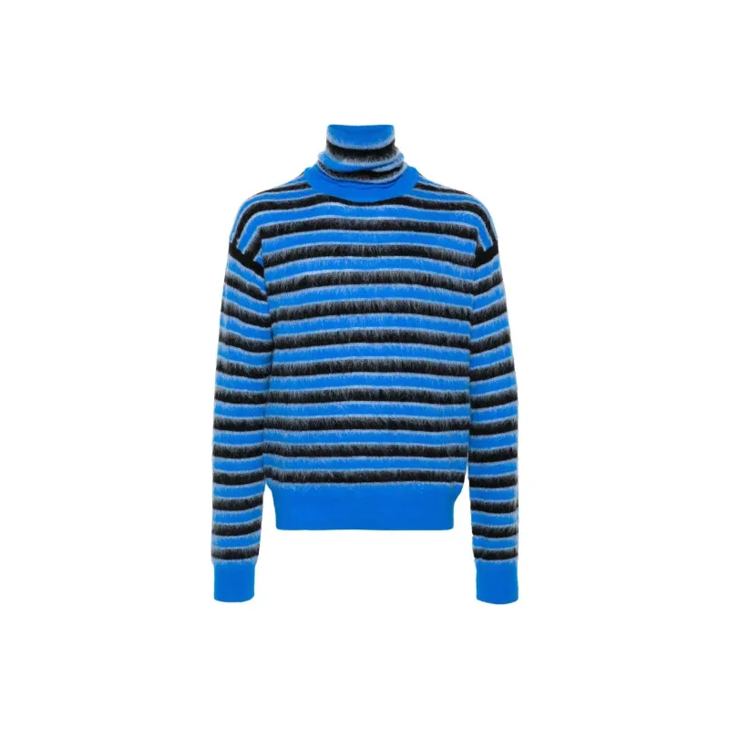 MARNI Striped Roll Neck Knitted Jumper-0