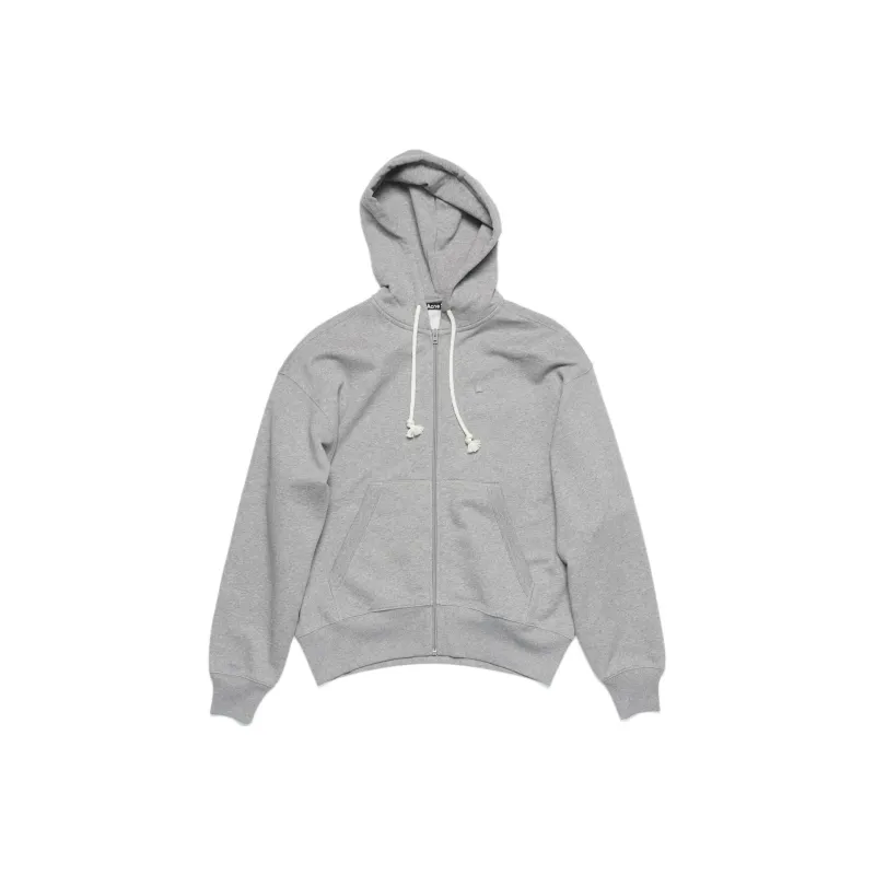 Acne Studios Logo Patch Zipped Hoodie-0