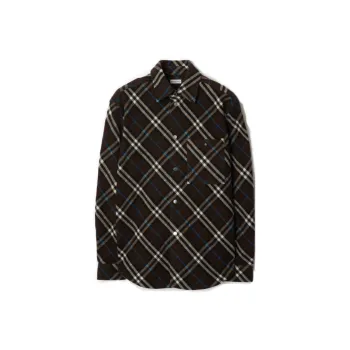 Burberry Check pattern Wool Shirt