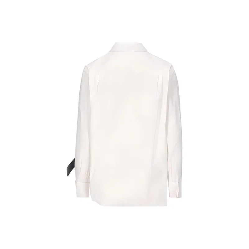 LOEWE Belted Shirt 'Optic White'-1