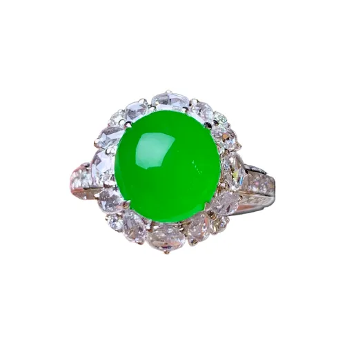 Xiangyan Ice Type Jadeite Rings Women's