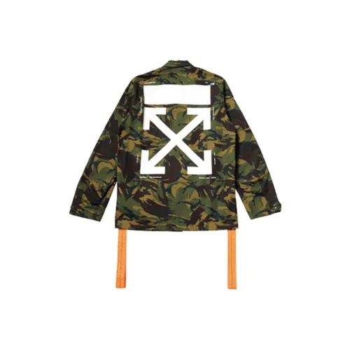 OFF WHITE Camoflage Arrows Patch Sleeves Jacket