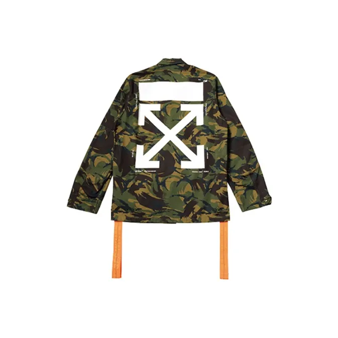 OFF WHITE Camoflage Arrows Patch Sleeves Jacket-0