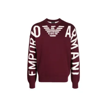 EMPORIO ARMANI FW22 Sweater Men's Red