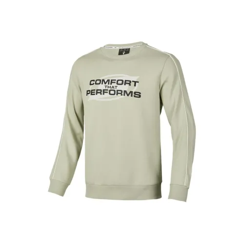 Skechers Basic Sports Series Sweatshirts Men Durable Gray