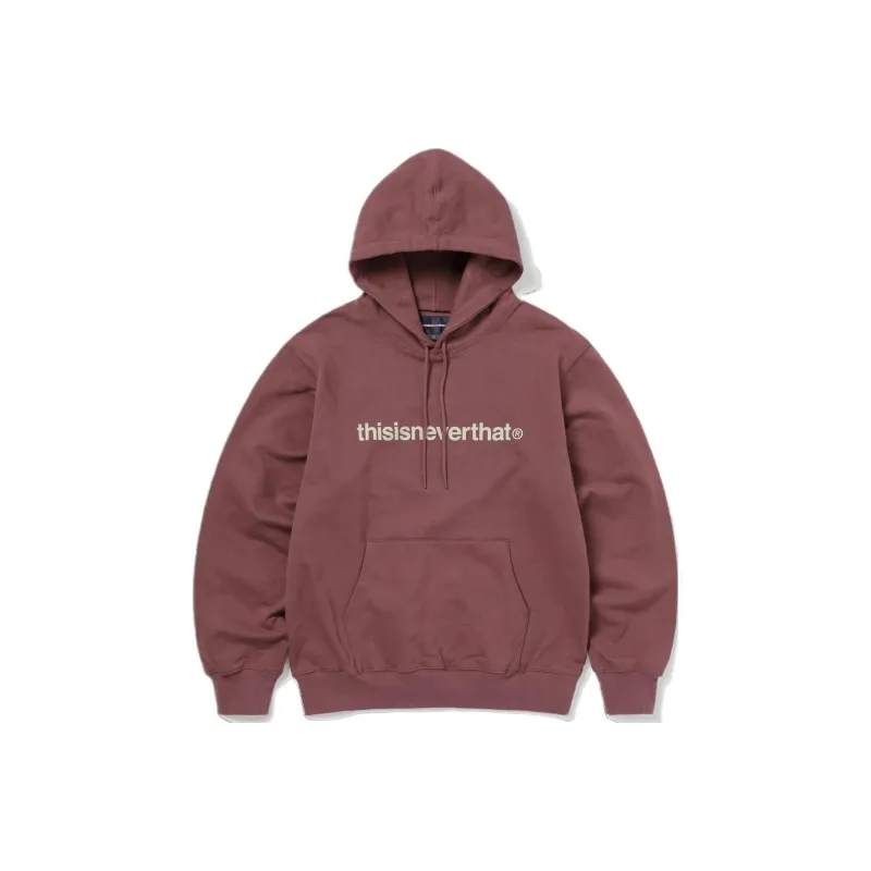 Thisisneverthat FW24 T Logo LT Hoodie Sweatshirt Unisex Fuchsia-0