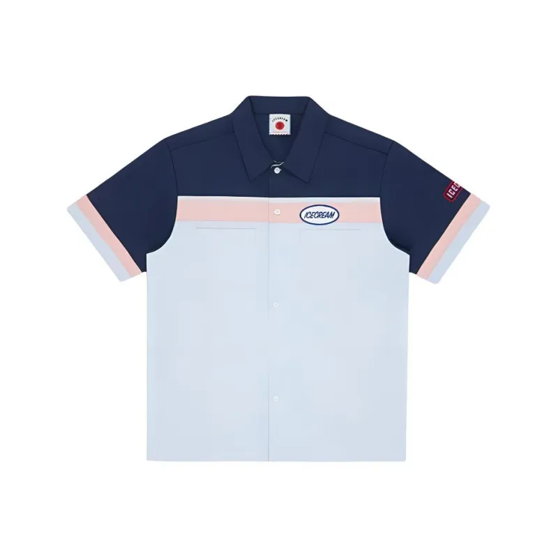 ICECREAM FW24 Shirt Unisex Blue/Pink-0
