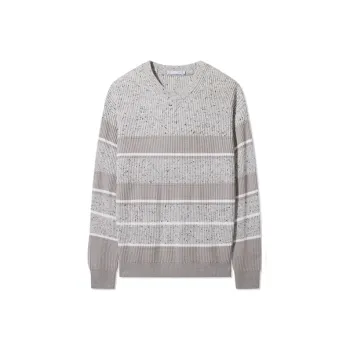 Cabbeen Sweater Unisex Light Heather Gray