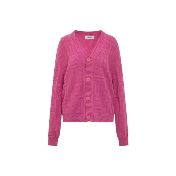 AMBUSH Monogram Knitted Buttoned V Neck Cardigan