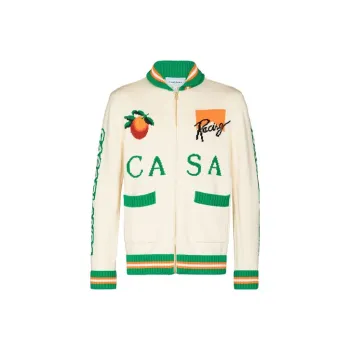 CASABLANCA Casa Racing Intarsia Knit