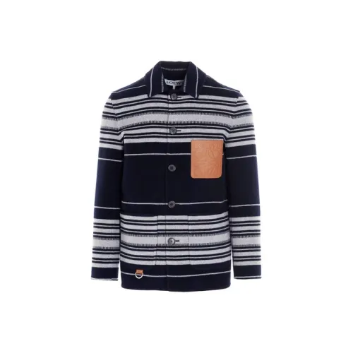 LOEWE Loose Fit Knitwear Men's Blue