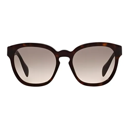 PRADA Oval Sunglasses Women's Tortoiseshell