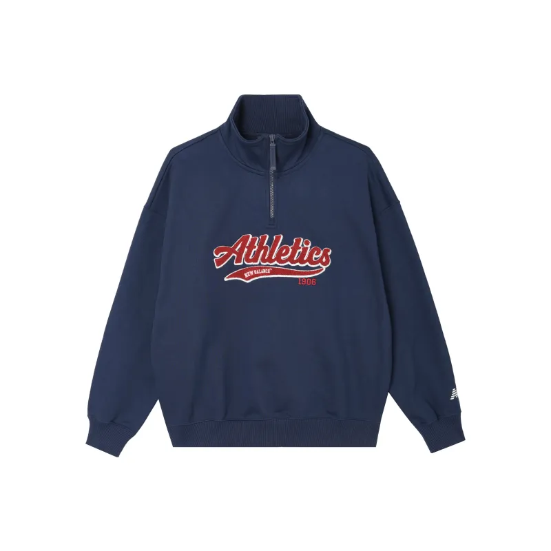 New Balance Sports And Leisure Sweatshirt Men's Blue-0