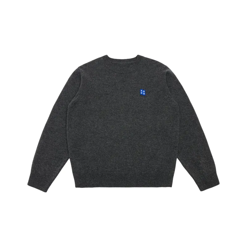 ADER ERROR ADER ERROR SS24 Significant Sweaters Unisex Charcoal Gray-0