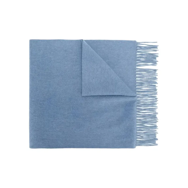 N.Peal Fringed Cashmere Scarf-3