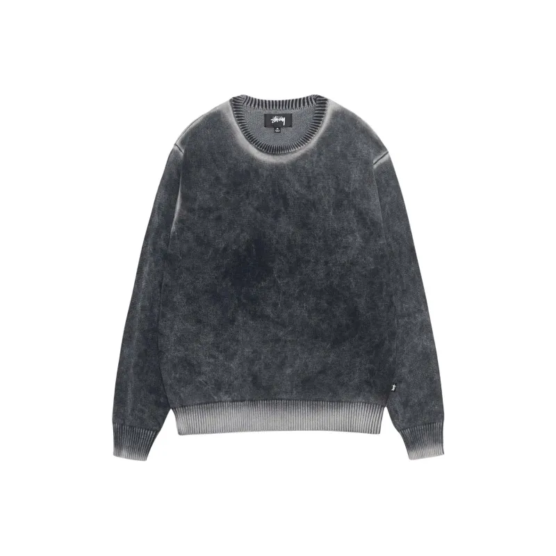 Stussy Faded Cotton Knit Crew-0