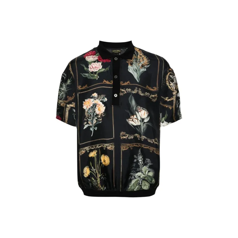 Camilla Magic In The Manuscripts Silk Polo Shirt-0