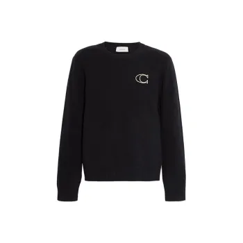 COACH Cashmere Sweater Men's Black