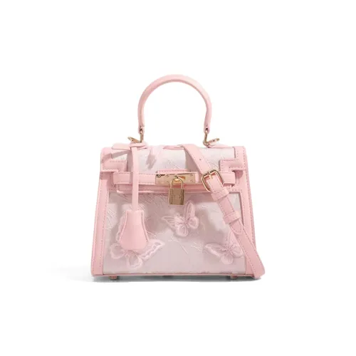 CLEVER& KETCH PU Kelly Bag, Shoulder Bag, Handbag Women's Pink/Black