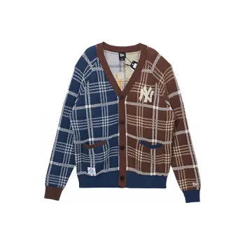 New Era Sweaters Unisex Brown+Navy Blue