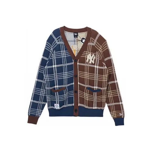 New Era Sweaters Unisex Brown+Navy Blue