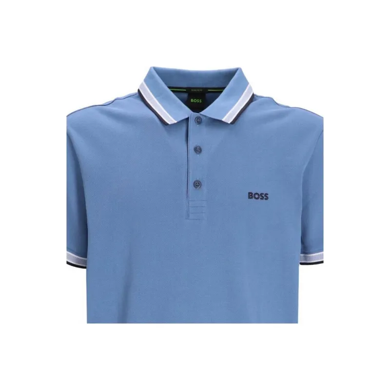 HUGO BOSS Polo Shirt Men's Blue-4