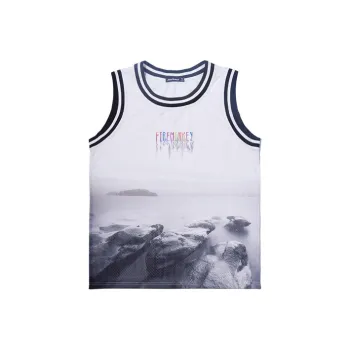 FireMonkey Tank Tops Unisex White Gray