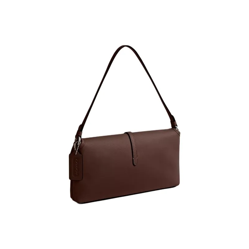 COACH Hamptons Tanned Leather Handbag, Shoulder Bag Medium Size Women's-1