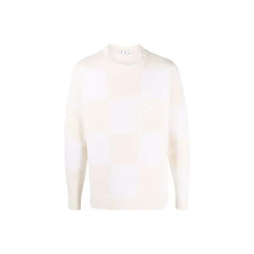 OFF-WHITE FW21 Sweaters Men Beige