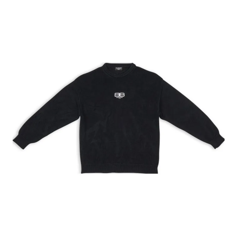 Balenciaga Bb Paris Icon Large Fit Sweater-0