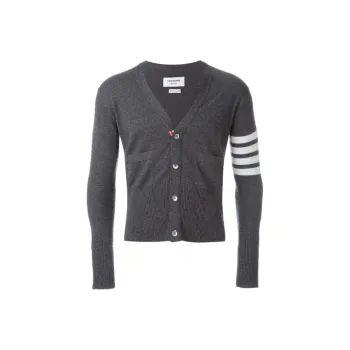 THOM BROWNE 4 Bar Stripe Cardigan