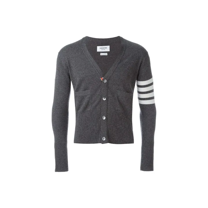 THOM BROWNE 4 Bar Stripe Cardigan-0