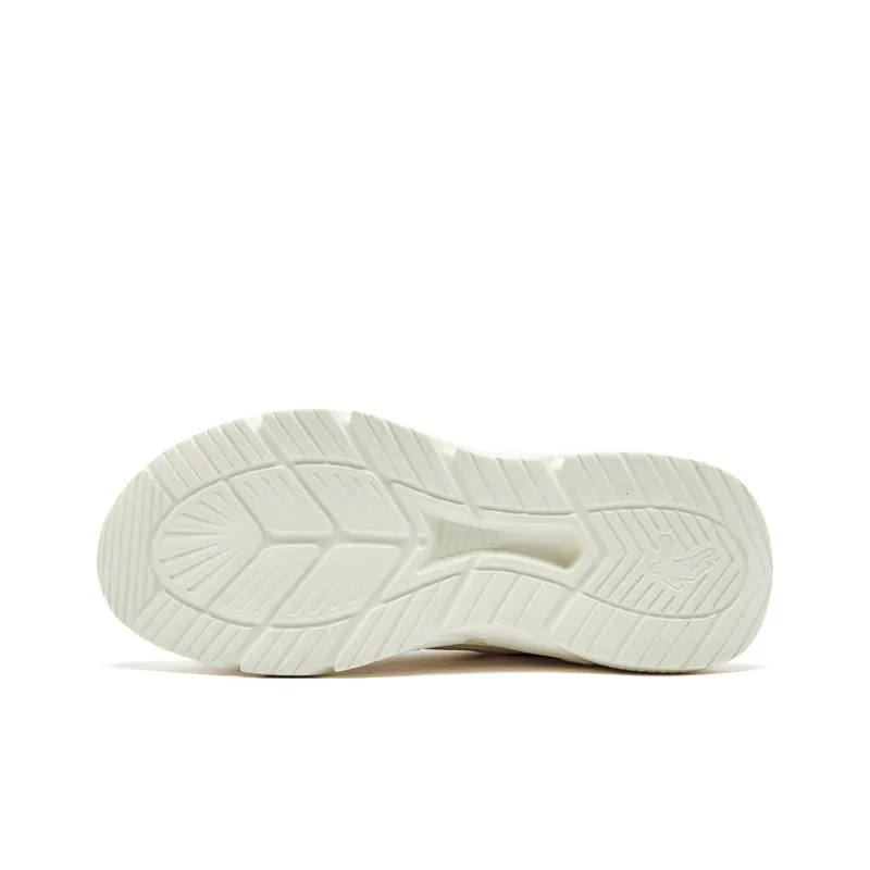 QIAODAN Cushioning, Slip Resistant, And Abrasion Resistant Low Top Casual Running Shoes Women's Beige Pink-4