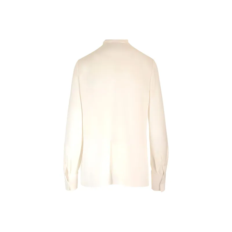 Valentino Scarf Detailed Long Sleeved Blouse-1