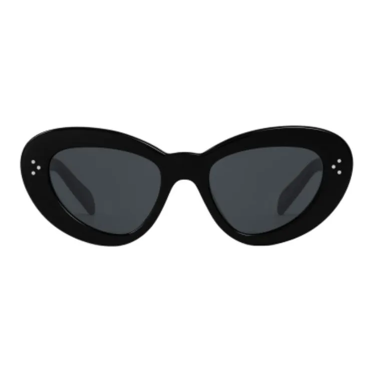 CELINE Acetate Cat Eye Sunglasses Women's Multicolor-1