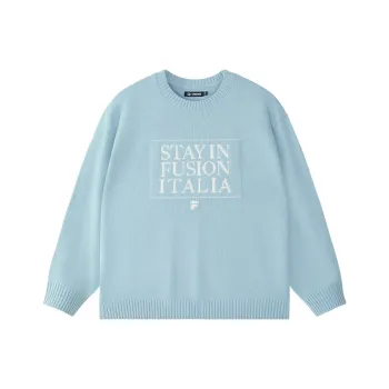 FILA FUSION Sweaters Unisex Quality Blue