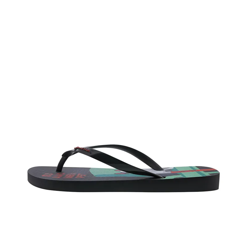 Ipanema Flip Flops Women's Black Green-1
