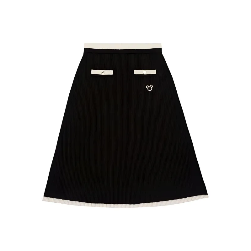 LI NING 1990 x Disney Collaboration Casual Short Skirts Women's Black-1
