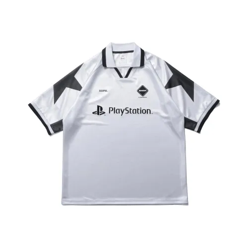 Playstation X F.C Real Bristol PlayStation Co-brand Shirts Unisex White
