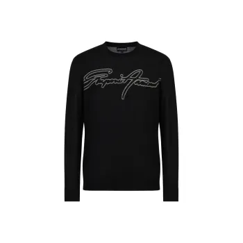 EMPORIO ARMANI SS23 Sweater Men's Black