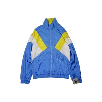 Champion Jacket US Version Unisex Blue Yellow White