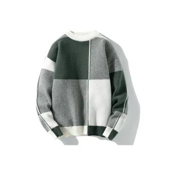 BEENTRILL Sweater Unisex Army Green