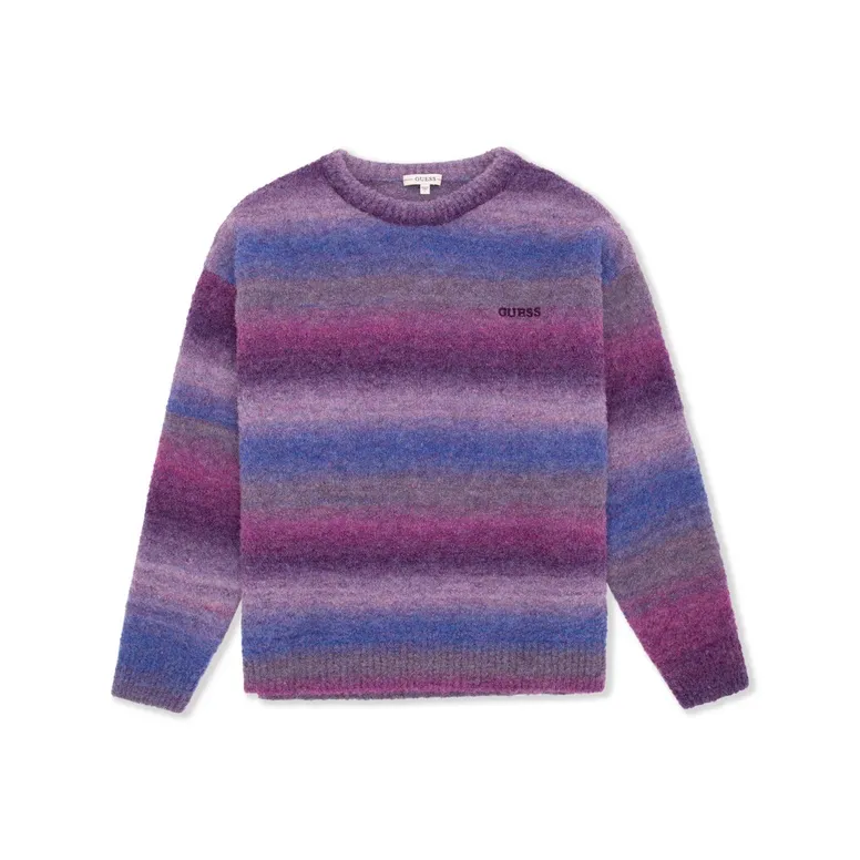 GUESS Sweater Unisex Purple Gradient-0