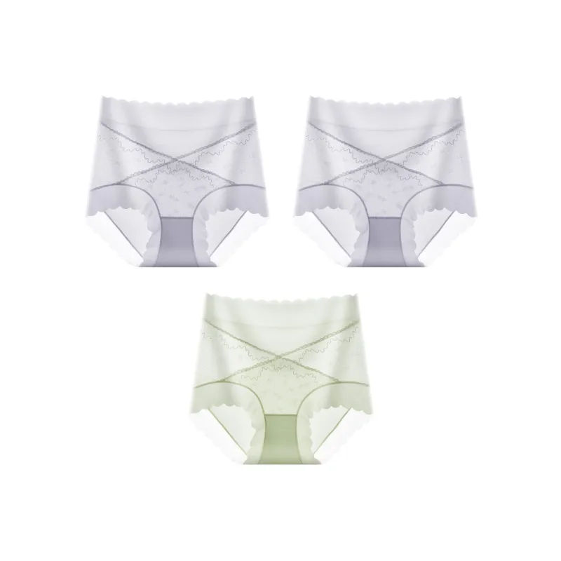 PLANDOO Underpants Women's 3 Pack-9