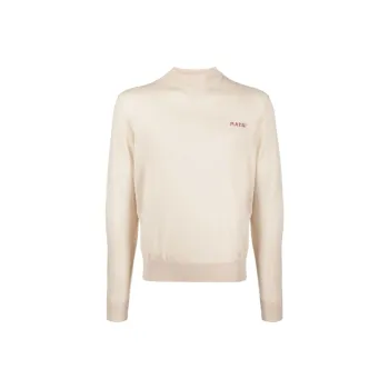 MARNI Embroidered logo Virgin wool Jumper