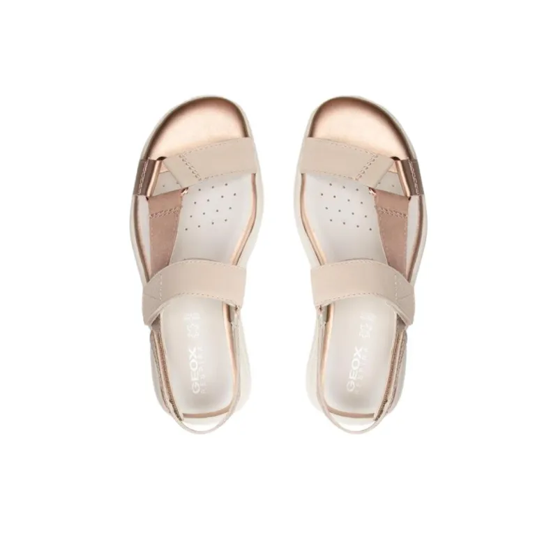 GEOX Spherica Ec5w Beach Sandals Women's Beige-4