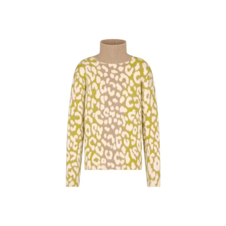 DIOR Quarterly New Products Cashmere Sweaters Men Yellow-0
