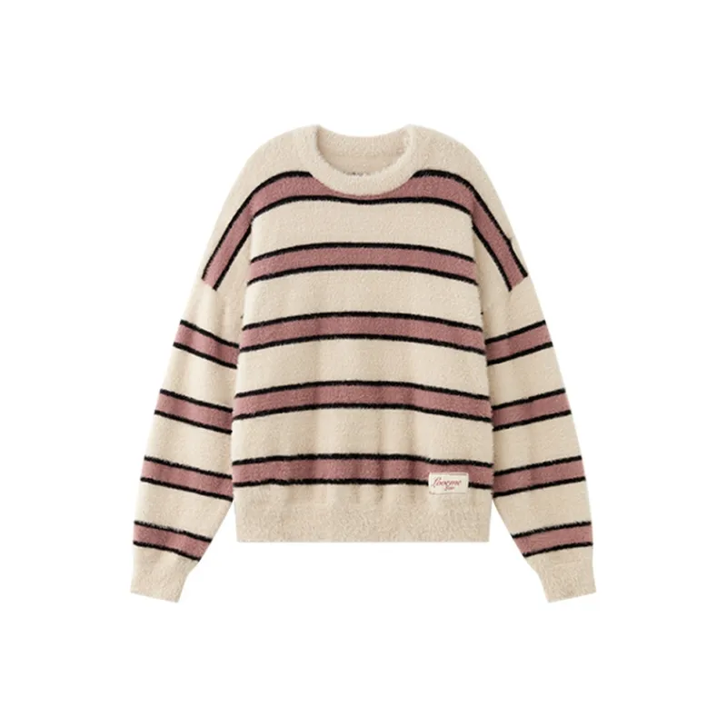 LOVE ME LATER American Relaxed Draped Knitwear For Autumn Unisex-0