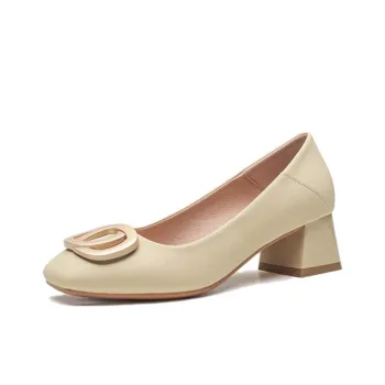 Than Than Me Casual Single Shoes Women's Apricot